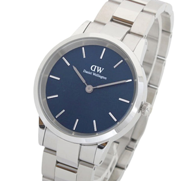 ダニエルウェリントン DANIEL WELLINGTON  Iconic Link Arctic 36mm  Silver Blue DW00100458 腕時計 メンズ ベビーブルー クオーツ
